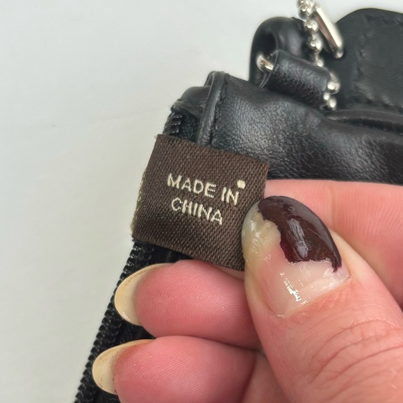 Coach Black Leather Wristlet - Picture 6 of 6